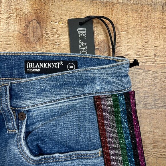 Blank NYC NWT The Bond Mid-Rise Skinny Jeans size 30 - Picture 5 of 5